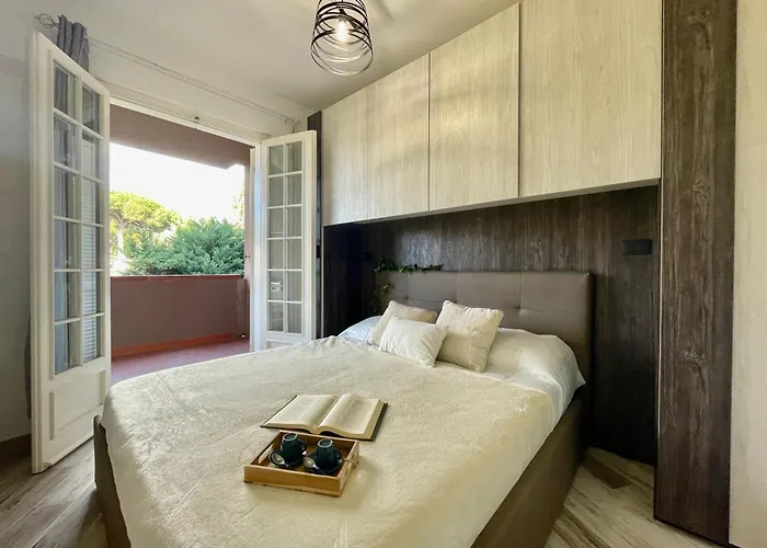 アパート Il Gabbiano Bilocale Con Piscina, Garage E A/c.